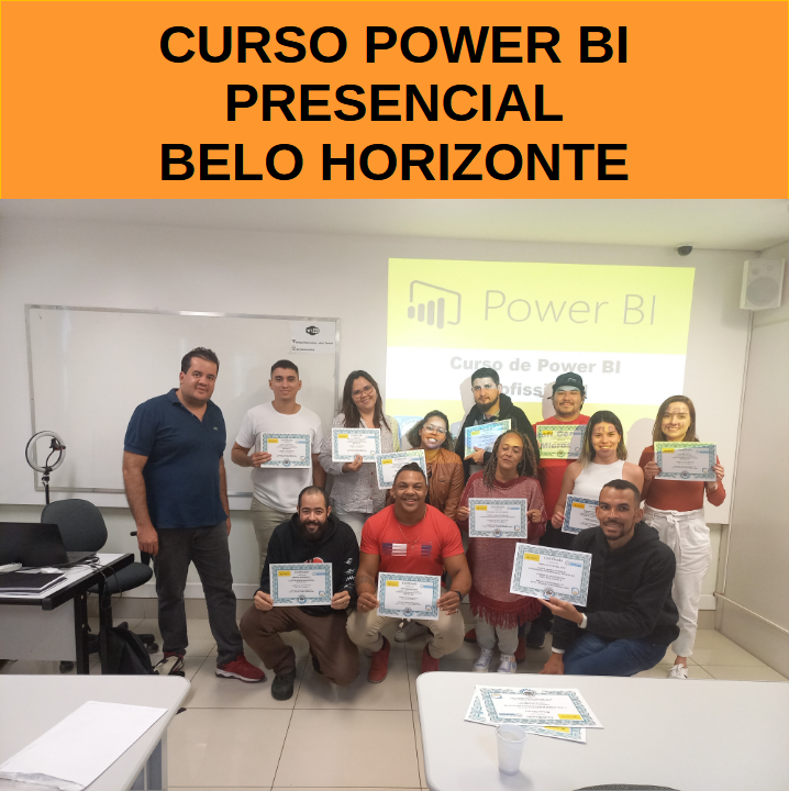 Turma do Curso Presencial Power BI + IA - Fabridata
