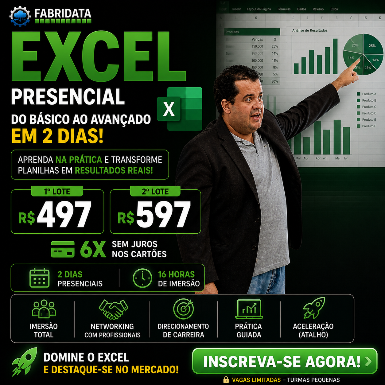 Curso Excel Presencial Fabridata